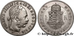 HUNGARY 1 Forint François-Joseph 1888 Kremnitz