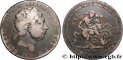 GRANDE-BRETAGNE - GEORGES III 1 Crown ANNO LIX 1819 Londres