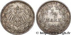 ALLEMAGNE 1/2 Mark Empire aigle impérial 1915 Berlin