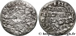 POLOGNE - SIGISMOND Ier LE VIEUX 3 Gros (Trojak) 1539 Gdansk