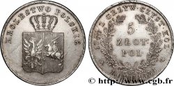 POLOGNE - INSURRECTION DE POLOGNE 5 zloty 1831 Varsovie