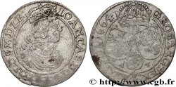 LITUANIE ET POLOGNE - JEAN CASIMIR II 6 Groszy (Groschen) Jean II Casimir Vasa 1664 Cracovie