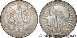 POLEN 10 Zlotych reine Jadwiga 1932 Varsovie