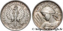 POLEN 2 Zlote aigle / paysanne 1925 Philadelphie