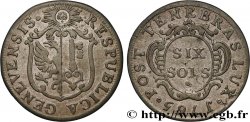 SCHWEIZ - REPUBLIK GENF 6 Sols 1765 