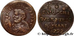 VATICAN AND PAPAL STATES 2 1/2 Baiocchi St Pierre 1797 Rome