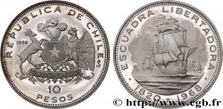 CHILI 10 Pesos Libération 1968 Santiago