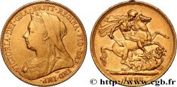 INVESTMENT GOLD 1 Souverain Victoria “Old Head” 1898 Londres