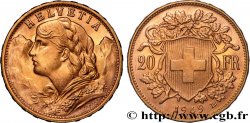 INVESTMENT GOLD 20 Francs or  Vreneli  1949 Berne