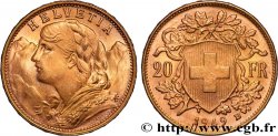 INVESTMENT GOLD 20 Francs or  Vreneli  1949 Berne