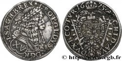 GERMANY - HOLY ROMAN EMPIRE - LEOPOLD I (Leopold Ignaz Joseph Balthasar Felician) 15 Kreuzer 1675 Vienne