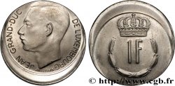 LUXEMBOURG 1 Franc Grand-Duc Jean, frappe décentrée 1966  SPL 