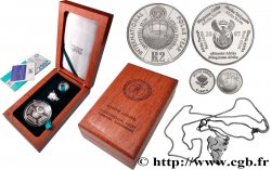 AFRIQUE DU SUD Coffret 2 1/2 cent et 2 Rand Proof année polaire Internationale 2007 Prétoria