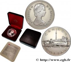 KANADA 1 Dollar Proof 150e anniversaire de Toronto 1984 