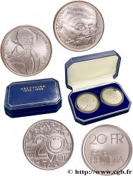 SUISSE Coffret Proof 2 x 20 Francs  1997-1998 Berne - B