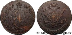 RUSSIA - CATHERINE II 5 Kopecks  1776 Ekaterinbourg