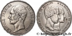 BELGIQUE 5 Francs mariage du Duc et de la Duchesse de Brabant 1853 
