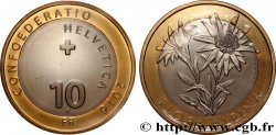 SWITZERLAND 10 Francs Fleur Alpine 2016 Berne