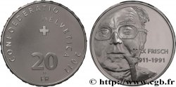 SCHWEIZ 20 Francs Max Frisch 2011 Berne - B