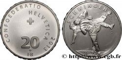 SUISSE 20 Francs Lutte Suisse 2013 Berne