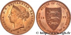 JERSEY 1/24 Shilling Reine Victoria 1877 Heaton