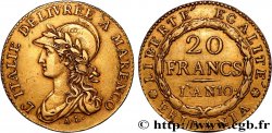 ITALY - SUBALPINE GAUL 20 francs or Marengo 1802 Turin