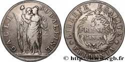 ITALY - SUBALPINE GAUL 5 Francs an 10 1802 Turin