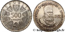 AUSTRIA 500 Schilling 100e anniversaire de la Croix Rouge Autrichienne, Henri Dunant 1980 