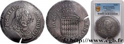 MONACO - PRINCIPAUTÉ DE MONACO - HONORÉ II GRIMALDI Écu 1655 Monaco TTB PCGS