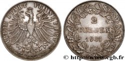 GERMANY - FREE CITY OF FRANKFURT 2 Gulden 1845 Francfort