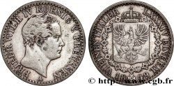 ALLEMAGNE - ROYAUME DE PRUSSE - FRÉDÉRIC-GUILLAUME IV 1/6 Thaler 1849 Berlin