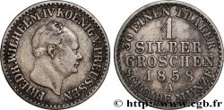 ALLEMAGNE - PRUSSE 1 Silbergroschen Frédéric Guillaume IV 1858 Berlin