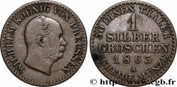 GERMANIA - PRUSSIA 1 Silbergroschen Guillaume Ier 1863 Berlin