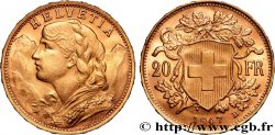 INVESTMENT GOLD 20 Francs or  Vreneli  1947 Berne