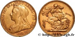 INVESTMENT GOLD 1 Souverain Victoria “Old Head” 1898 Londres