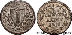 SWITZERLAND - CANTON OF ST. GALLEN 1/4 Batzen  1808 