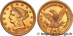 ÉTATS-UNIS D AMÉRIQUE 2 1/2 Dollar “Liberty Head” 1902 Philadelphie