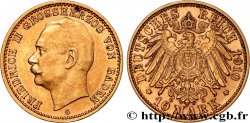 ALLEMAGNE - GRAND DUCHÉ DE BADE - FRÉDÉRIC II 10 Mark 1910 Karlsruhe