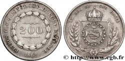 BRAZIL - EMPIRE OF BRAZIL - PETER II 200 Reis  1862 