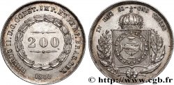 BRAZIL - EMPIRE OF BRAZIL - PETER II 200 Reis  1860 