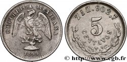 MEXIQUE 5 Centavos 1899 Zacatecas