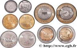 KOLUMBIEN Lot 5 monnaies 20, 100, 200, 500 & 1000 Pesos 2019-2020 