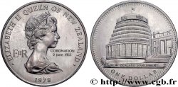 NOUVELLE-ZÉLANDE 1 Dollar 25e anniversaire du couronnement d’Elisabeth II 1978 Royal British Mint SPL 