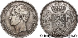 BELGIQUE 5 Francs Léopold Ier 1850 