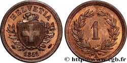 SWITZERLAND 1 Centime (Rappen) 1851 Paris