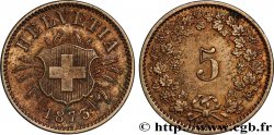 SWITZERLAND 5 Centimes (Rappen) 1873 Berne