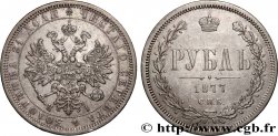 RUSSIE - ALEXANDRE II 1 Rouble  1877 Saint-Petersbourg