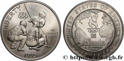 ÉTATS-UNIS D AMÉRIQUE 1/2 Dollar Centenaire des Jeux Olympiques, Base-Ball 1995 San Francisco - S