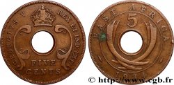 EAST AFRICA 5 Cents Georges V 1934 Londres