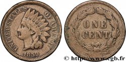 UNITED STATES OF AMERICA 1 Cent tête d’indien 1859 Philadelphie